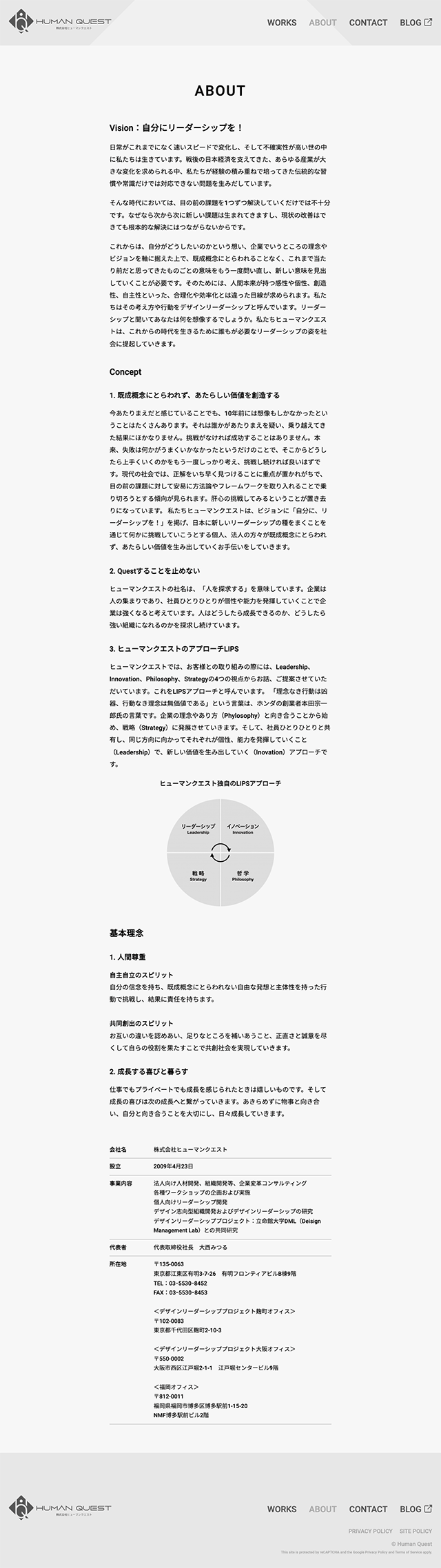 HUMAN QUEST：株式会社ヒューマンクエスト